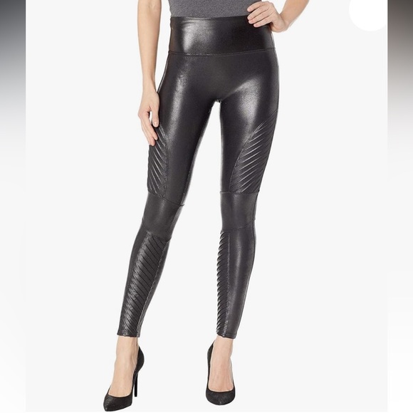 SPANX Pants - SPANX Faux Leather Moto Leggings